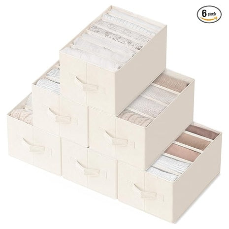 6 Large Wardrobe Closet Organizers