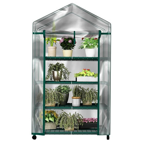 Home-Complete 4-Tier Portable Mini Greenhouse