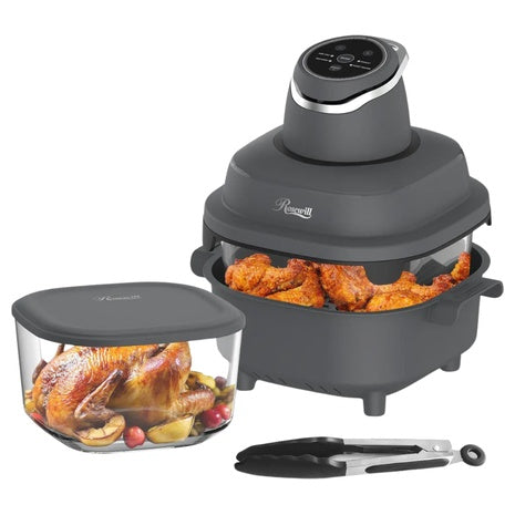 Rosewill 4-in-1 Portable 4.7QT Transparent Glass Cooking Air Fryer