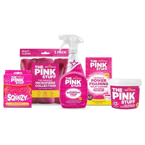 StarDrops The Pink Stuff Complete Miracle Bathroom Cleaning Kit