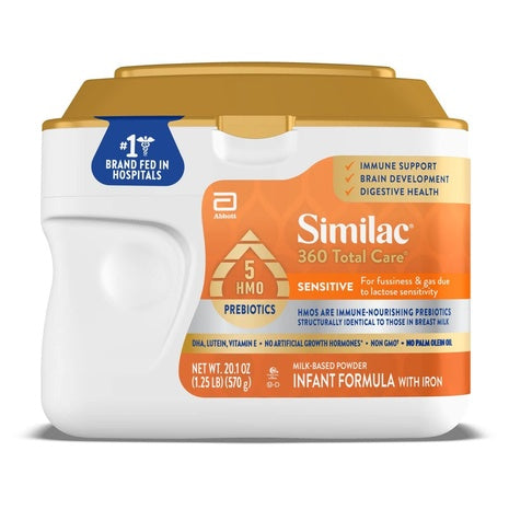 Similac 360 Total Care Sensitive Infant Formula (OU-D, 20.1oz)