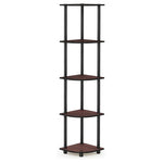 Furinno Turn-n-Tube 5-Tier Corner Display Rack Shelving Unit
