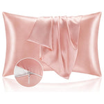 2-Pack Satin Pillowcase with Zipper