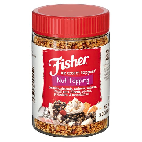 Fisher Mixed Nuts Ice Cream Topping
