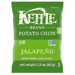 24 Snack Bags Kettle Brand Jalapeno Potato Chips