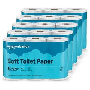 6-Rolls Amazon Basics 2-Ply Soft Toilet Paper