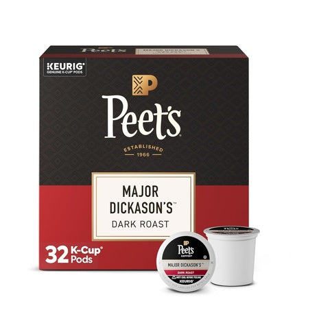 32 Peet's Coffee, Dark Roast Keurig K-Cup Pods
