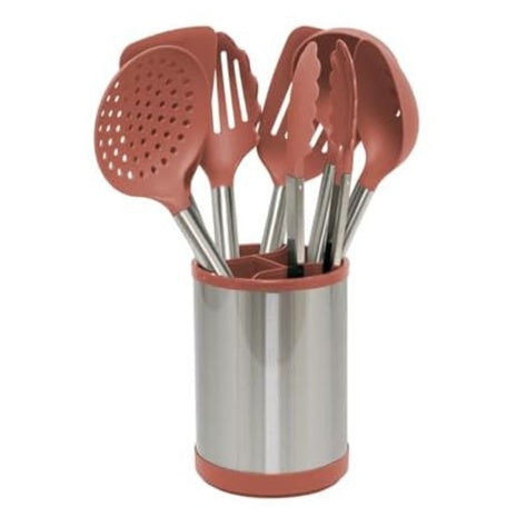 8-Piece Kitchen Nonstick Cooking Tools With Stainless Steel Handles