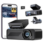 Pelsee P1 4K Front And Rear WiFi Dash Cam