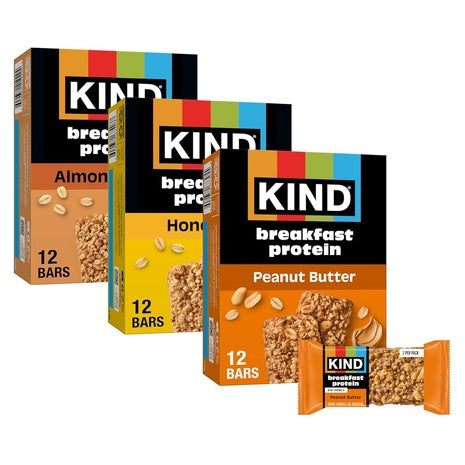 18 KIND Breakfast Protein Bars