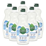 6 Bottles Of Seventh Generation Free & Clear Liquid Dish Soap