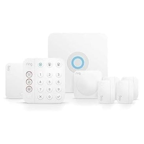 8-Piece Ring (2nd Gen) Alarm Home Security System [Like New]