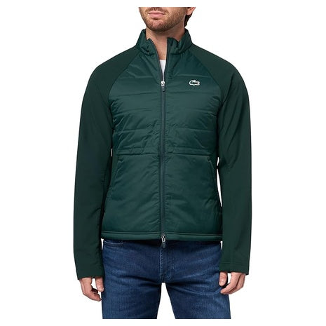 Lacoste Men's Sport High Neck Quilted Golf Jacket