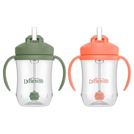2 Dr. Brown’s First Straw Sippy Cups