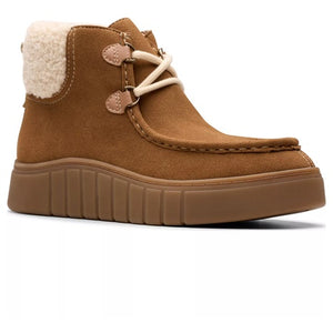 Clarks Women's Mykah Izzy Cozy Lace-Up Booties