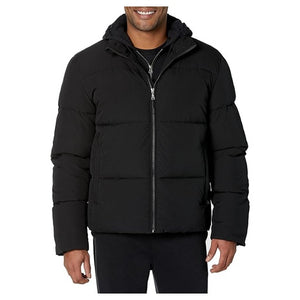 Men's Mock Neck Heavyweight Puffer Coat