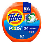 57 Pack Of Tide PODS Liquid Laundry Detergent Soap Pacs