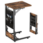 18" X 15.7" X 28.8" Feverdes Folding C Table With Storage Bag