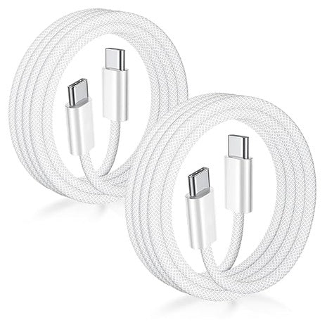 2 USB C to USB C Fast Charging Cables