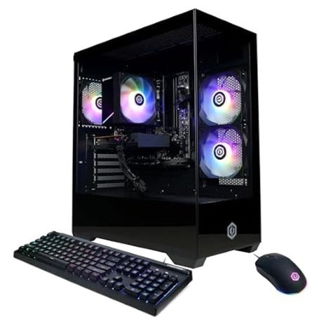 CyberPowerPC Gaming Desktop (Ryzen 5 5500 / 8GB RAM / 500GB SSD / 4GB Radeon RX 6500 XT)
