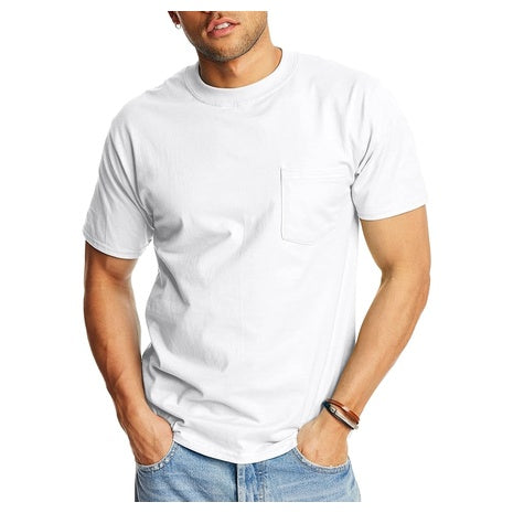 Hanes Men’s Heavyweight Pocket T-Shirt