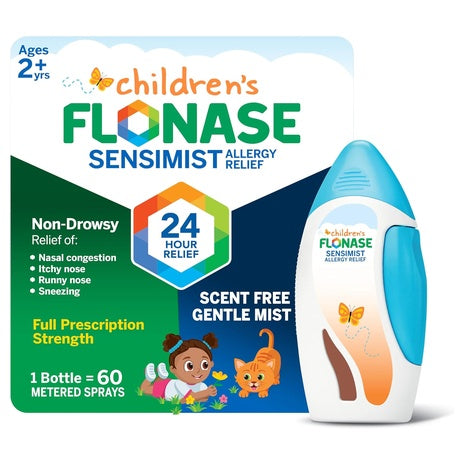 Children’s Flonase Sensimist Allergy Relief Nasal Spray (60 Sprays)