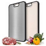 15" X 10" Titanium Cutting Board With Non-Slip Base