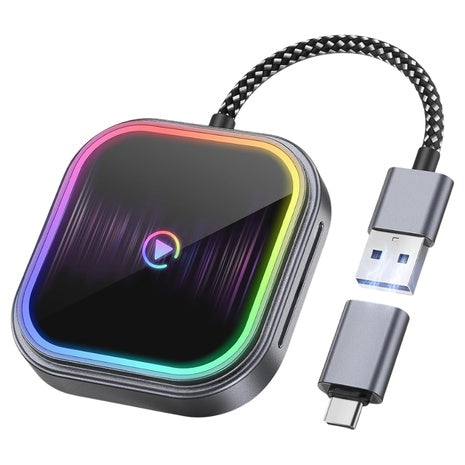 Visoud 2-in-1 Wireless CarPlay Adapter