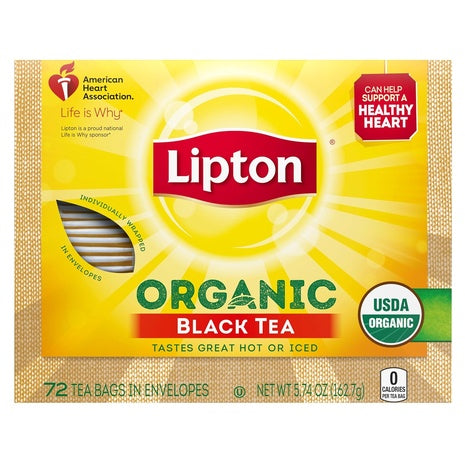 Lipton Organic Black Tea Bags