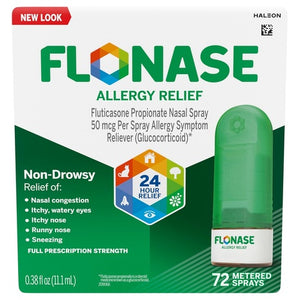 Flonase 24-Hour Allergy Relief Nasal Spray (72 Sprays)