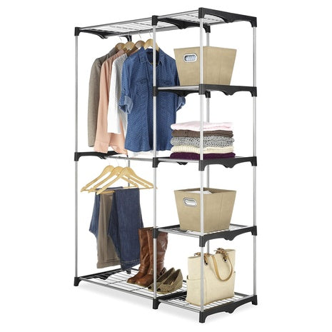 Modern Industrial Freestanding Closet Organizer