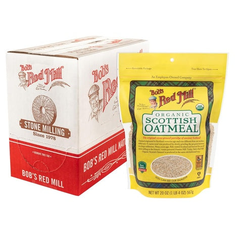 4-Pack Bob's Red Mill Organic Scottish Oatmeal (20oz)