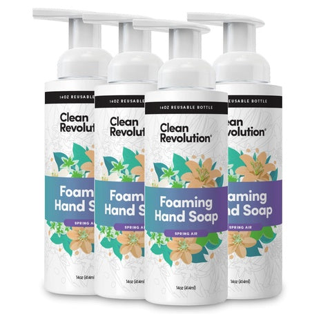 4-Pack 14 oz Clean Revolution Foaming Hand Soap
