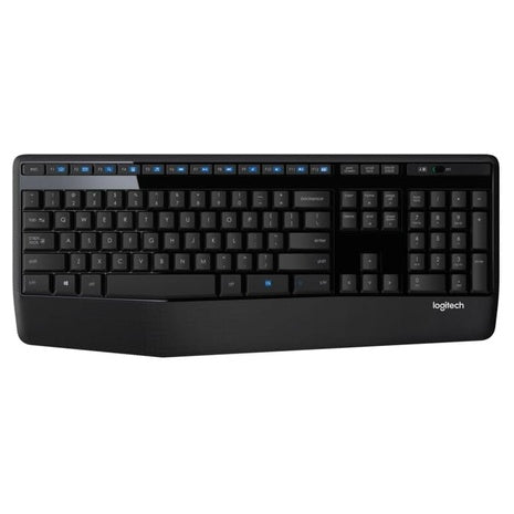 Logitech Full-Size Wireless Keyboard with Palm Rest