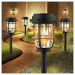 6-Pack Vuees Solar Powered Pathway Bright Lights