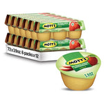 72 Mott’s No Sugar Added Applesauce Cups