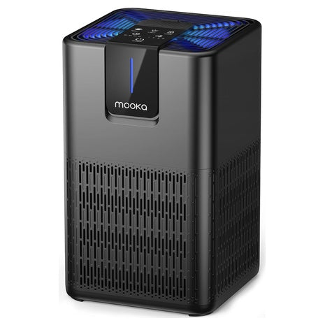 MOOKA H13 HEPA Home Air Purifier For Rooms Up To 1250 Sq Ft