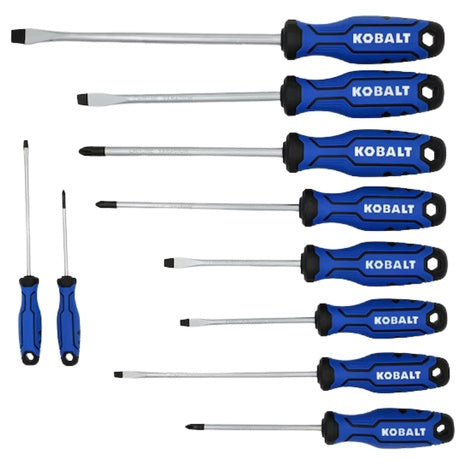 10-Piece Kobalt 6" Magnetic Screwdriver Set