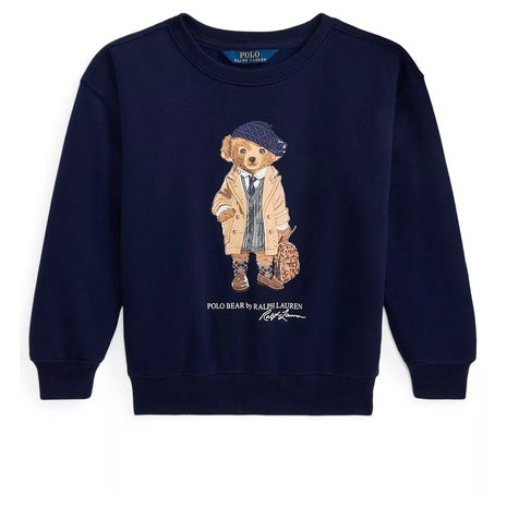 Polo Ralph Lauren Girls' Crewneck Boxy Sweatshirt