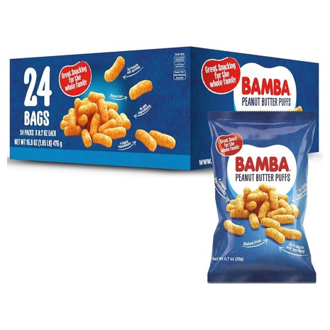 24 Bags Bamba Peanut Butter Snacks