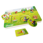 Wooden Sound Puzzles with 6 Farm Animals & Beethoven Music