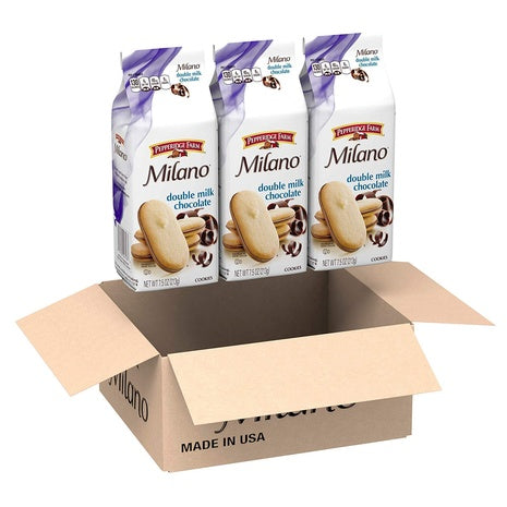 45 Pepperidge Farm Milano Double Milk Chocolate Cookies (OU-D)
