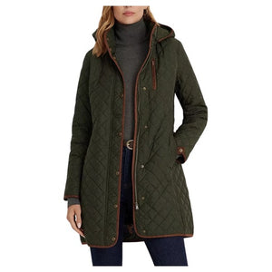 Ralph Lauren Women's Hooded Quilted Coat