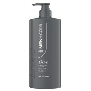 3 Bottles Dove Men + Care Charcoal + Clay Shampoo