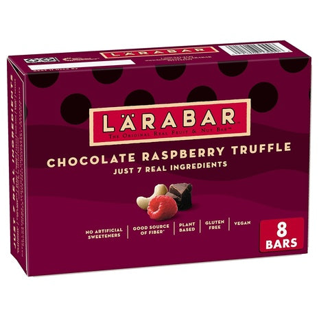 8 Larabar Chocolate Raspberry Truffle Fruit & Nut Bars