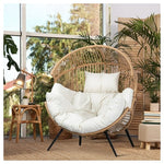 Oversized Wicker Egg Chair
