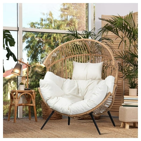 Oversized Wicker Egg Chair