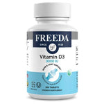 250-Ct Freeda Vitamin D3 3000 IU Tablets
