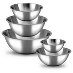 5-Piece Stainless Steel Mixing Bowls