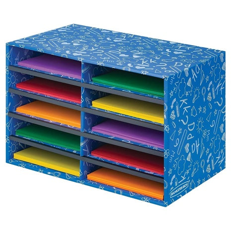 Bankers Box 10-Compartment Mail Sorter